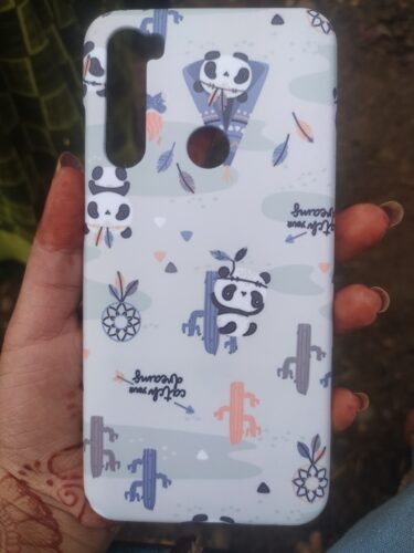 Cute Panda Vector Printed Matte Hard Case photo review